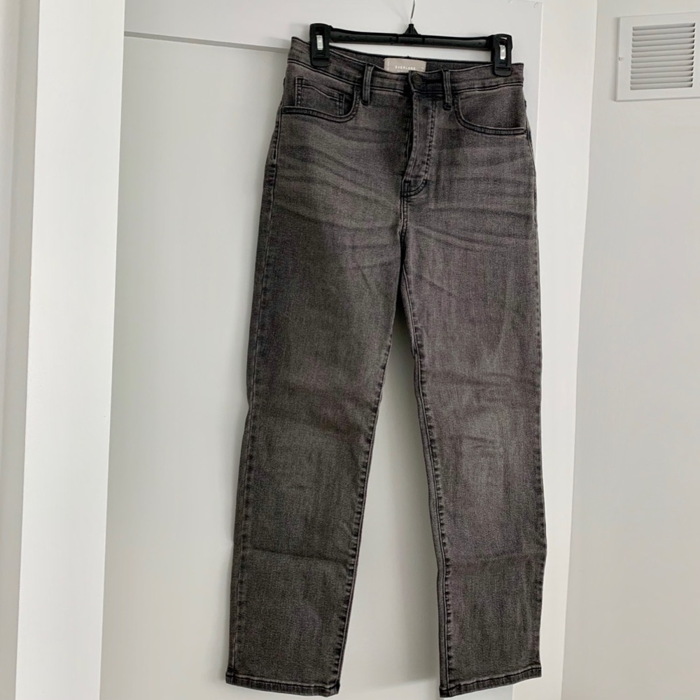 Everlane High-Rise Slim-Straight Jeans